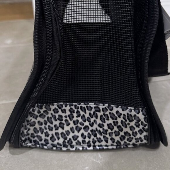 Dog Cat Carrier Animal Print Soft Sided Pets Portable Folding Polyester Bag - Picture 8 of 11